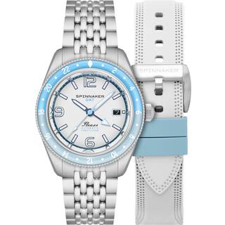 Spinnaker SP-5120-22 Herrenuhr Fleuss GMT Automatik Set 43mm 15ATM