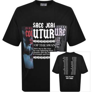 Versace Jeans Couture Logo T Shirt Black