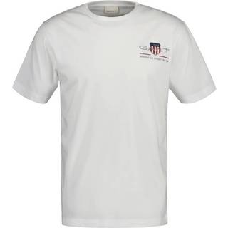 GANT Herre Broderet Archive Shield T-shirt (XS)