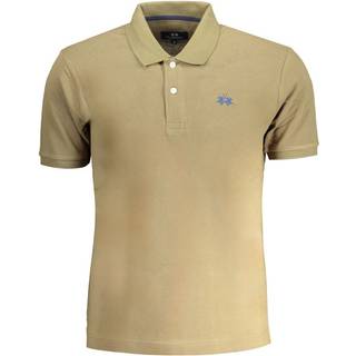 La Martina Green Cotton Polo Shirt