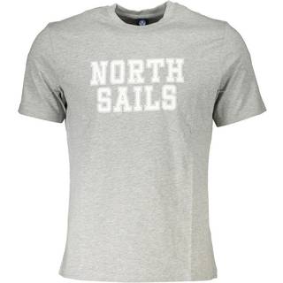 North Sails Brown Cotton Men T-Shirt