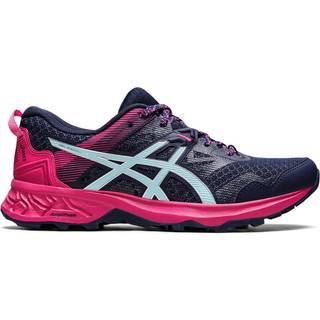 ASICS Gel-Kanaku 4 Trail Running Shoe Women - Dark Blue, Pink, Size 3.5 - dark_blue