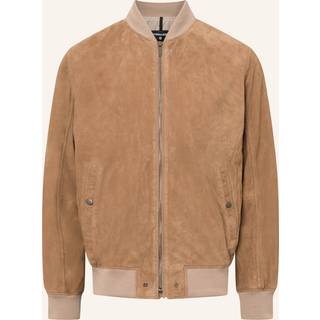 Strellson Herren Lederjacke beige unifarben