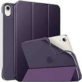 Moko Case Fit New iPad Mini 6 2021 (6. generation 8,3 tommer) Bl?d TPU -gennemsigtig frostet bagcover Slim Smart Shell Stand Folio Case til iPad