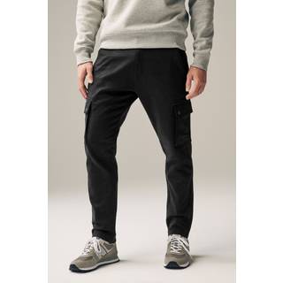 Next Black Motionflex Stretch Cargo Trousers