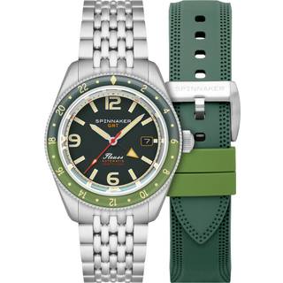 Spinnaker SP-5120-44 Herrenuhr Fleuss GMT Automatik Set 43mm 15ATM