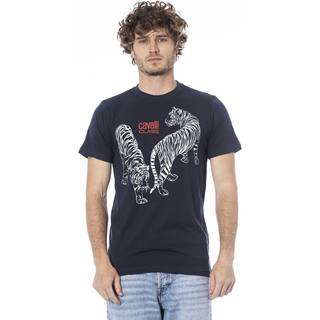 Cavalli Class Blue Cotton T-Shirt