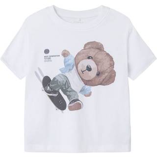Name It Bright White Printet T-shirt