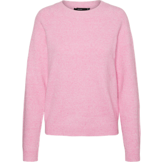 VERO MODA Vmdoffy LS O-Neck Blouse Fuchsia Pink Detail:MELANGE S