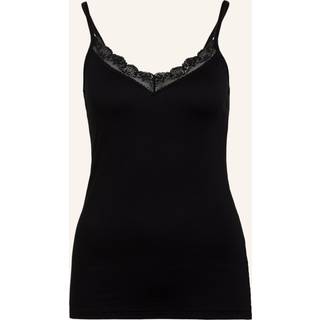 Mey Luise Slim Fit Spaghetti Top - Black - 38