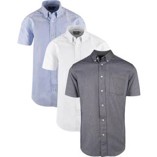 YOU Brands 8412 harvard k/e / Skjorte Marine meleret M