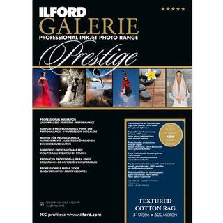 Ilford Printer paper GALLERY Prestige Textured Cotton Rag A3 25 sheet
