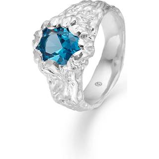 Studio Z - Forest sølv ring med blå sten - 7147848