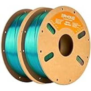 Eryone silke tri farve pla filament 3D printer 1,75 mm 0,03 mm flerfarvet filament tricolor pla bundt 2 kg pap spole rødt blå grønt