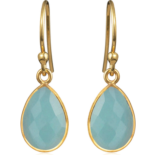 Susanne Friis Bjørner Crystal Øreringe 18 kt. Forgyldt Sølv 4068-2-111 - Dame - 925 Sterling Silver