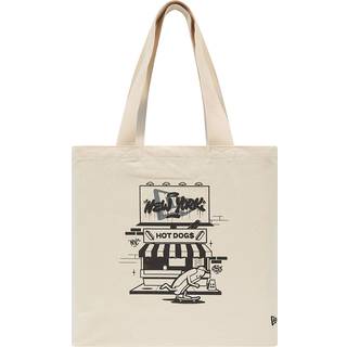 New Era Hot Dog Graphic Stone Tote Bag adult unisex Cream adult unisex Cream adult unisex Cream adult unisex Cream adult unisex Cream adult unisex Cre - Osfm