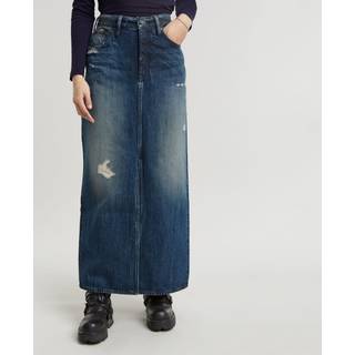 Viktoria Long Skirt - Dark blue - Women