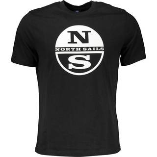 North Sails Black Cotton T-Shirt