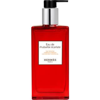 Hermès Eau de Rhubarbe Ecarlate Body & Hair Gel Refillable Badesæbe 200 ml