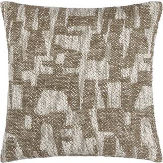 HÖEM HÖEM Green Ola Jacquard Feather Filled 100% Cotton Cushion