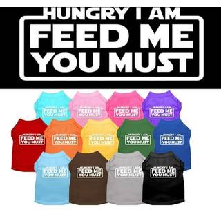 Hungrig jag är skärmtryck skjorta orange xxxl