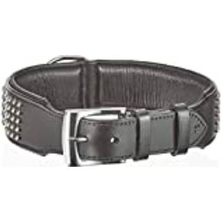 Læderhalsbånd Vinto, sort - Black - 70 cm (63-68 cm)