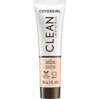 Covergirl Clean Invisible Porcelain Foundation blandbar formel Bygelig dækning Letvægt Naturlig finish Ikke-komedogen 1 oz