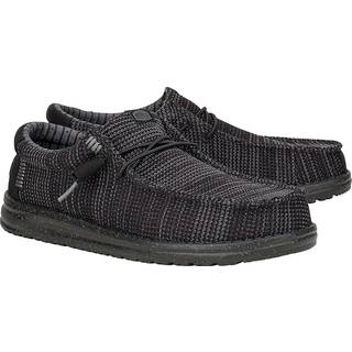 HeyDude Wally Stretch Sox Sneaker Herrer størrelse 40 farve grå/sort