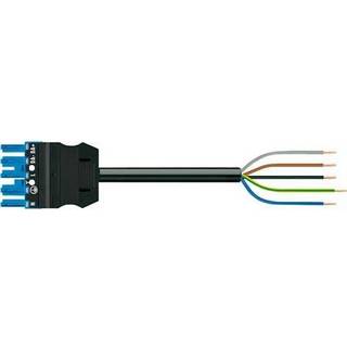 Wago Til.kab. 4m hf eca hun/fri5p 5g2,5mm²blå
