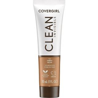 Covergirl Clean Invisible Tawny Foundation Blendable Formula Buildable Coverage Lightweight Natural Finish Non-comedogenic 1oz