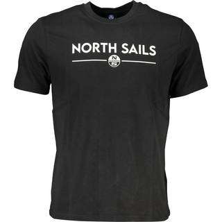 North Sails Black Cotton T-Shirt