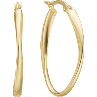 Aagaard - Ovale creoler i 8 karat guld - 1670-g8-28