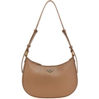 Pinko Half Moon Mini Skuldertaske olivengrøn