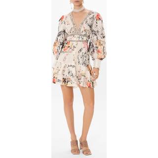 Camilla Floral linen and silk minidress - multicoloured - XS