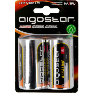 D batterier - 1,5V LR20 Mono - Pakke med 2 stk.