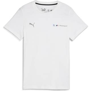 Puma BMW M Motorsport ESS+ Logo Tee Youth, White, Size 13-14Y, Clothing - White - 13-14Y