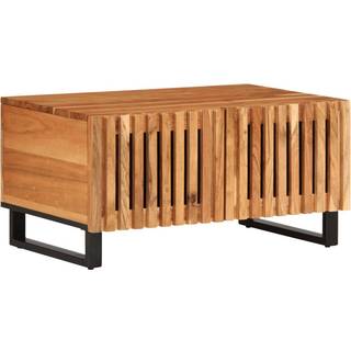 Sofabord 80X51X40 Cm - Brun / Massivt akacietræ