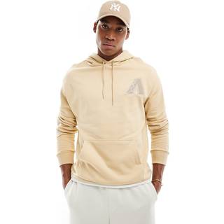 Arizona Diamondbacks MLB World Series Light Beige Oversized Pullover Hoodie newera adult unisex Brown newera adult unisex Brown newera adult unisex Br - 2xl
