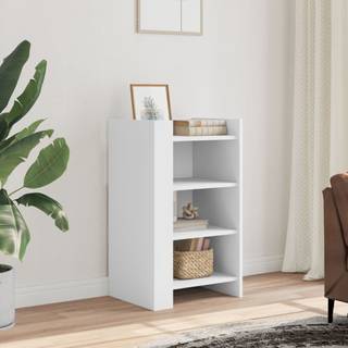 Skænk 45X35X75 Cm Konstrueret Træ Etræsfarve - 45 cm / Hvid