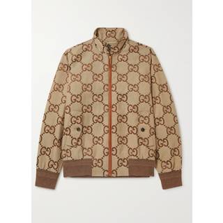 Gucci Jumbo GG canvas jacket - brown - EU 48