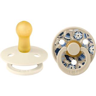 BIBS x Liberty Colour Latex Rund Bobo - Ivory Mix - flere størrelser