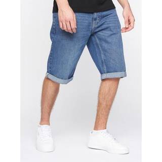 Crosshatch Herre Tillforth Baggy Denim Shorts Stonewash