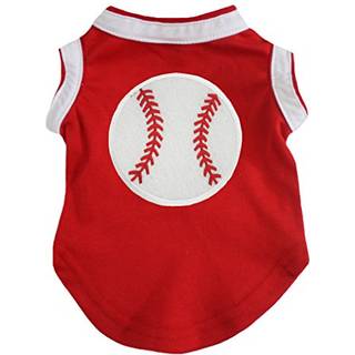 Petitebella baseball hundeskjorte til hvalpe (rd medium)