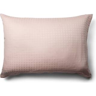 Luksus pudebetræk - 70x100 cm - 100% Bomuldssatin - Daisy rosa - By Night jacquard vævet stort pude betræk