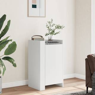 Skænk 45X35X75 Cm Konstrueret Træ - Hvid