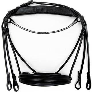Finesse Bridles kandar - Sort/Sort/Sølv