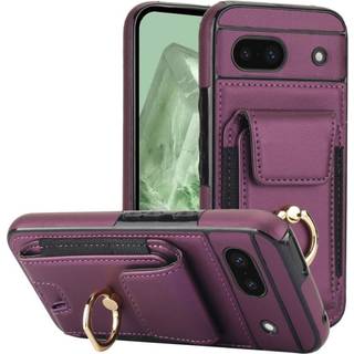 For Google Pixel 8a Kickstand Case Phone Cover with Card Slots