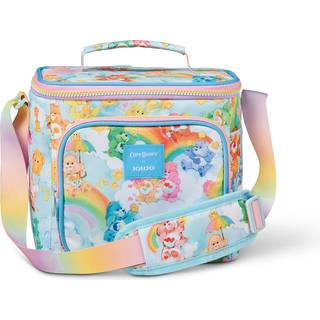 Igloo 90'er Retro Collection Firkantet frokostkassekler med frontlomme og justerbar rem Isoleret lkagesikker frokostkletaske Genanvendelig fro