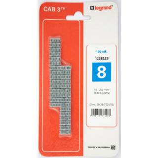 CAB3 Ledningsmærker 1,5-2,5 mm² (8)