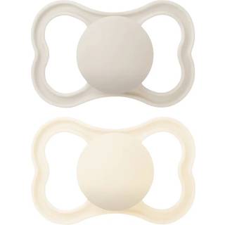 MAM Air Sut Silicone Neutral 6-16M (2 stk)